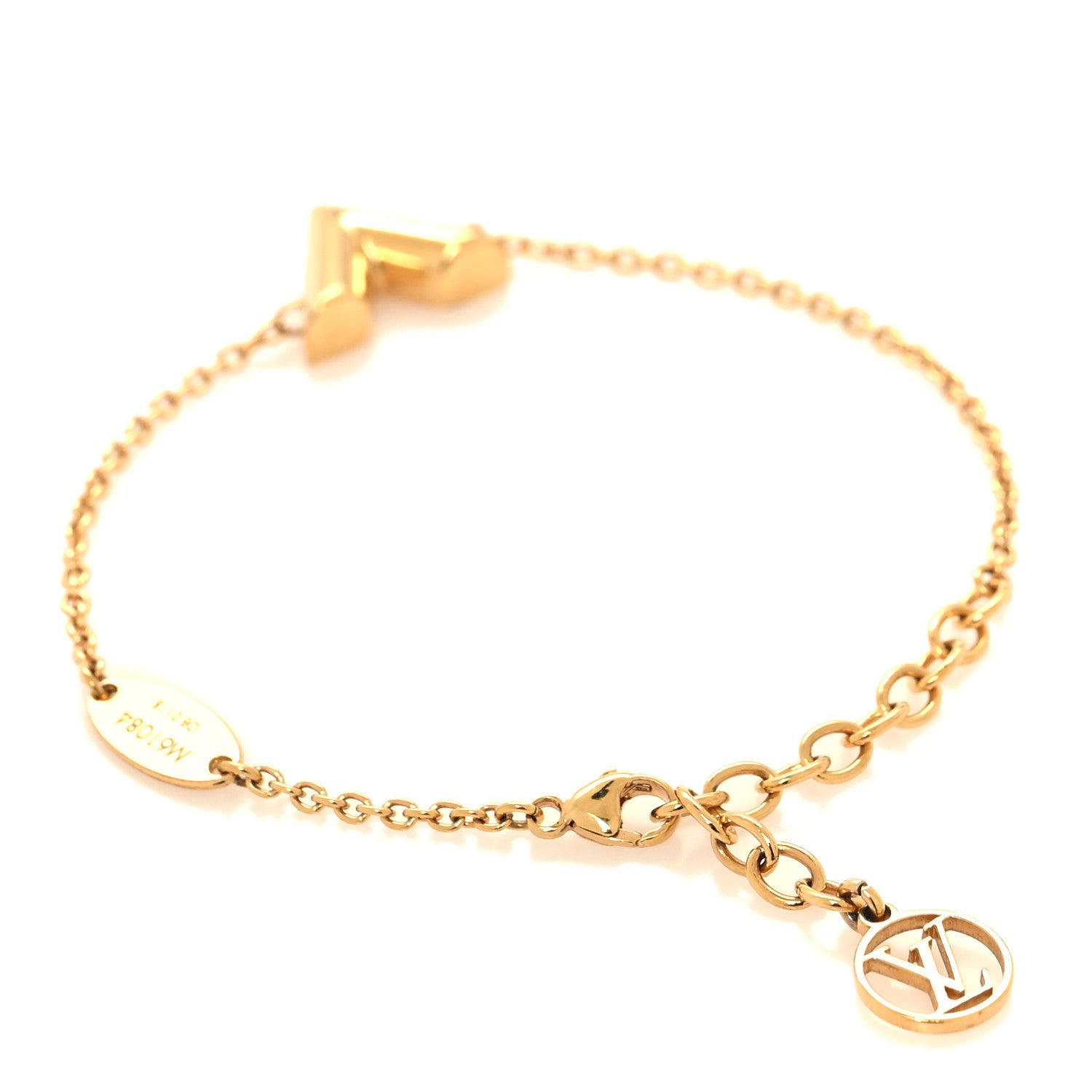 Louis Vuitton Essential V Supple Bracelet Gold 3 of 5