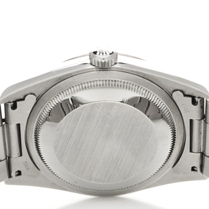 Rolex Stainless Steel 18K White Gold 36mm Oyster Perpetual Datejust Watch Silver Roman 16234 4 of 4