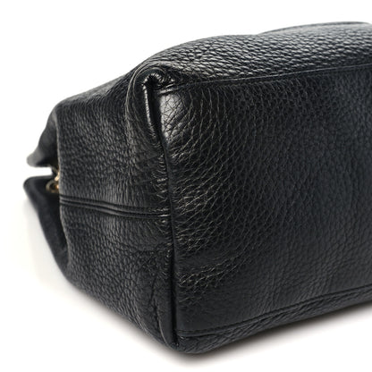 Gucci Pebbled Calfskin Medium Soho Chain Shoulder Bag Black 9 of 11