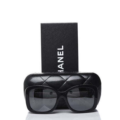 Chanel Acetate CC Sunglasses 5322 Black Beige 8 of 8