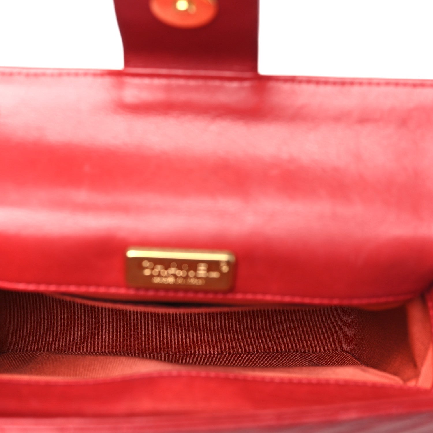 Chanel Calfskin Chevron Quilted Rock The Corner Minaudiere Bag Red 5 of 11