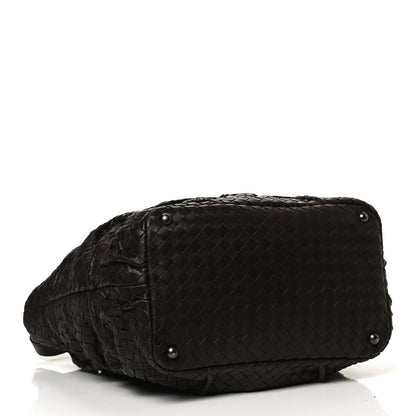 Bottega Veneta Nappa Intrecciato Pleated Tote Ebano 4 of 14
