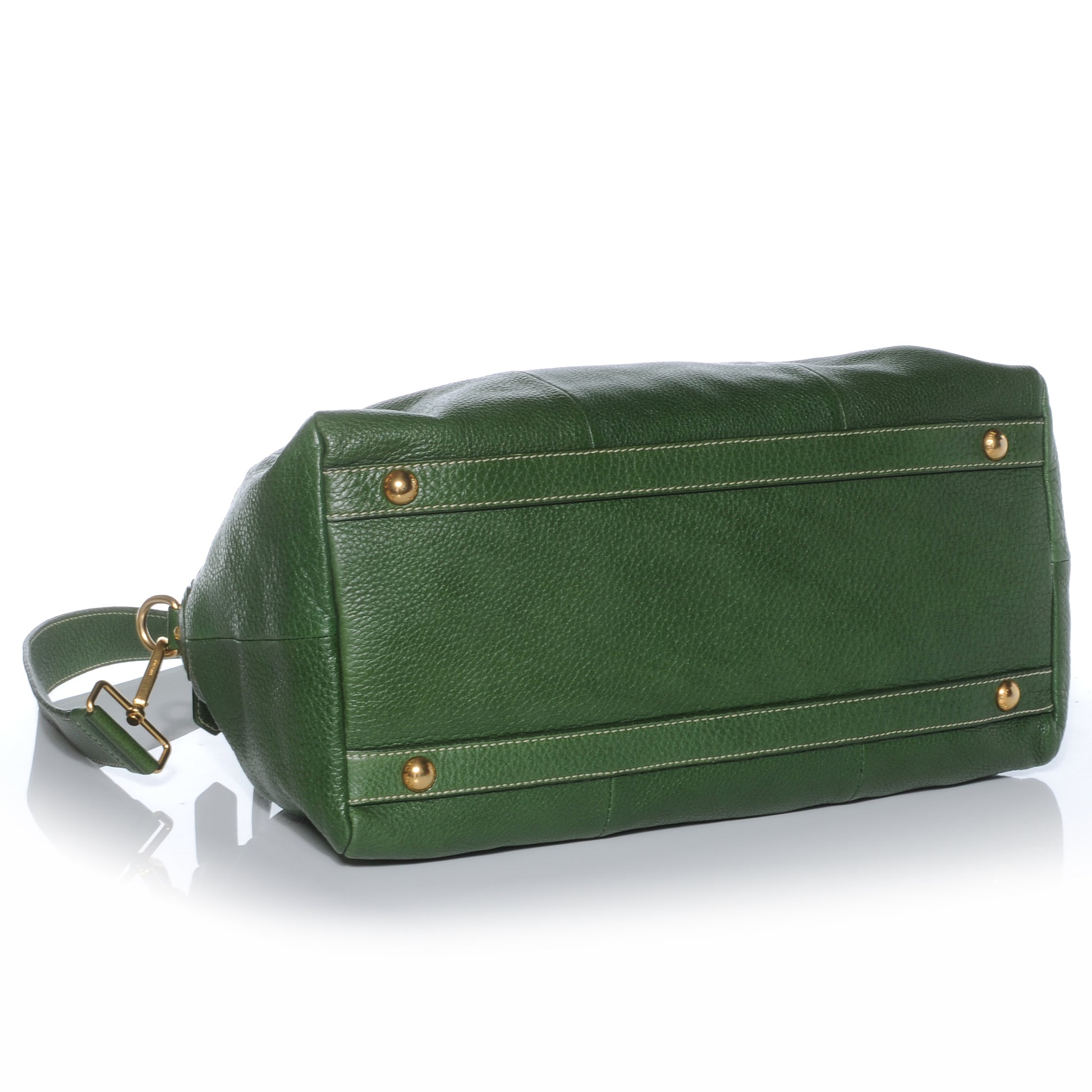 Prada Vitello Caribu Bauletto Larice 4 of 8
