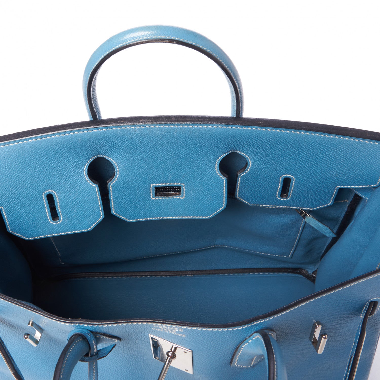 Hermes Epsom HAC Birkin 32 Blue Jean 16 of 39