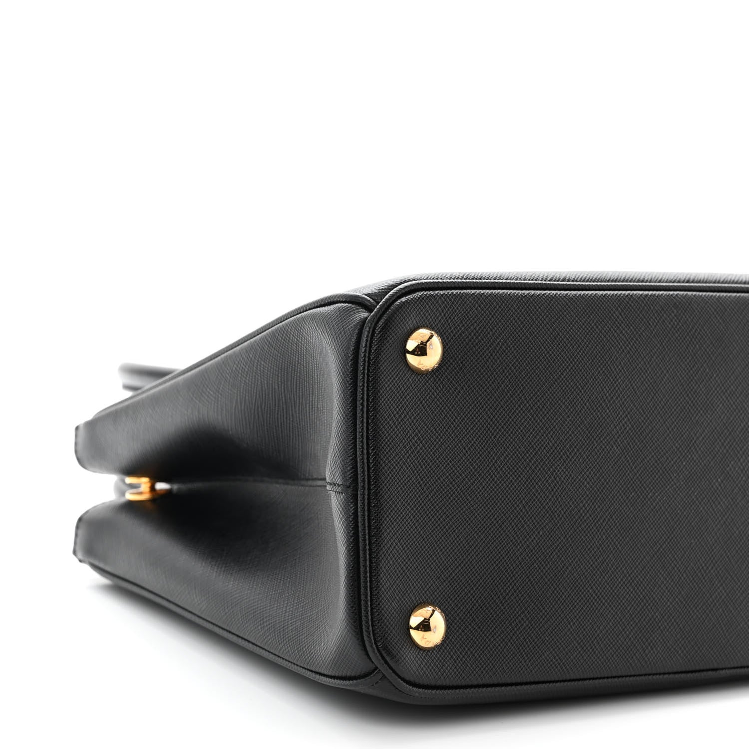 Prada Saffiano Small Galleria Double Zip Tote Black 9 of 10