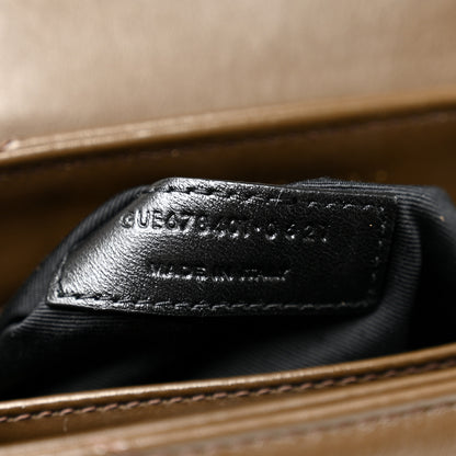 Saint Laurent Calfskin Y Quilted Monogram Toy Loulou Crossbody Bag Soil Brown 7 of 12