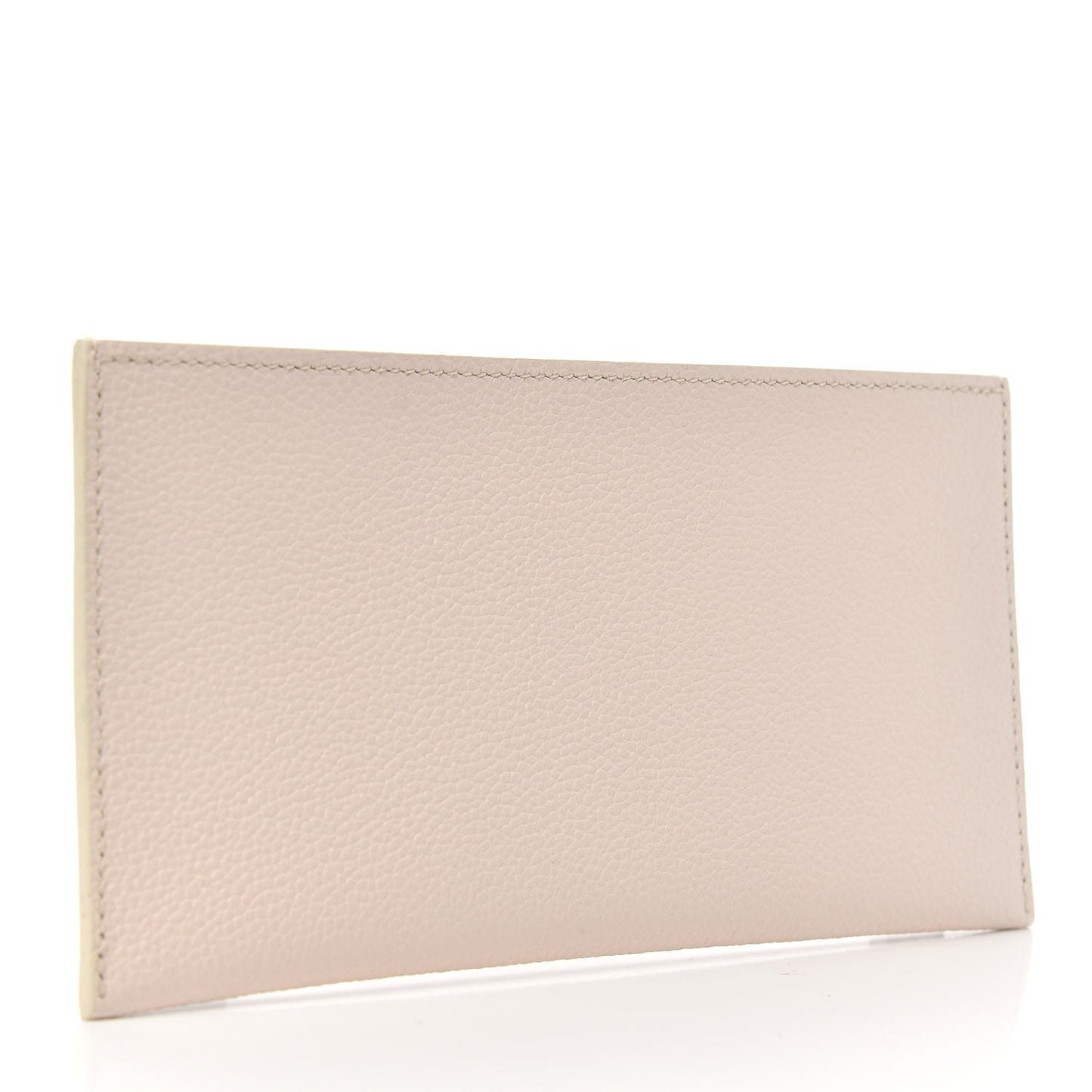 Calfskin Felicie Chain Wallet Card Holder Insert Cream