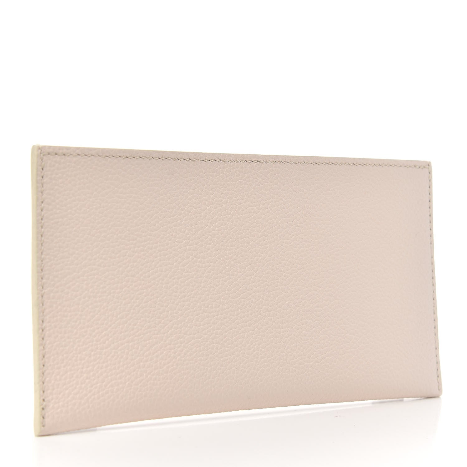 Louis Vuitton Calfskin Felicie Chain Wallet Card Holder Insert Cream 3 of 6