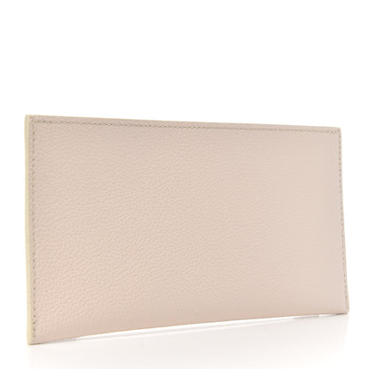 Louis Vuitton Calfskin Felicie Chain Wallet Card Holder Insert Cream 3 of 6