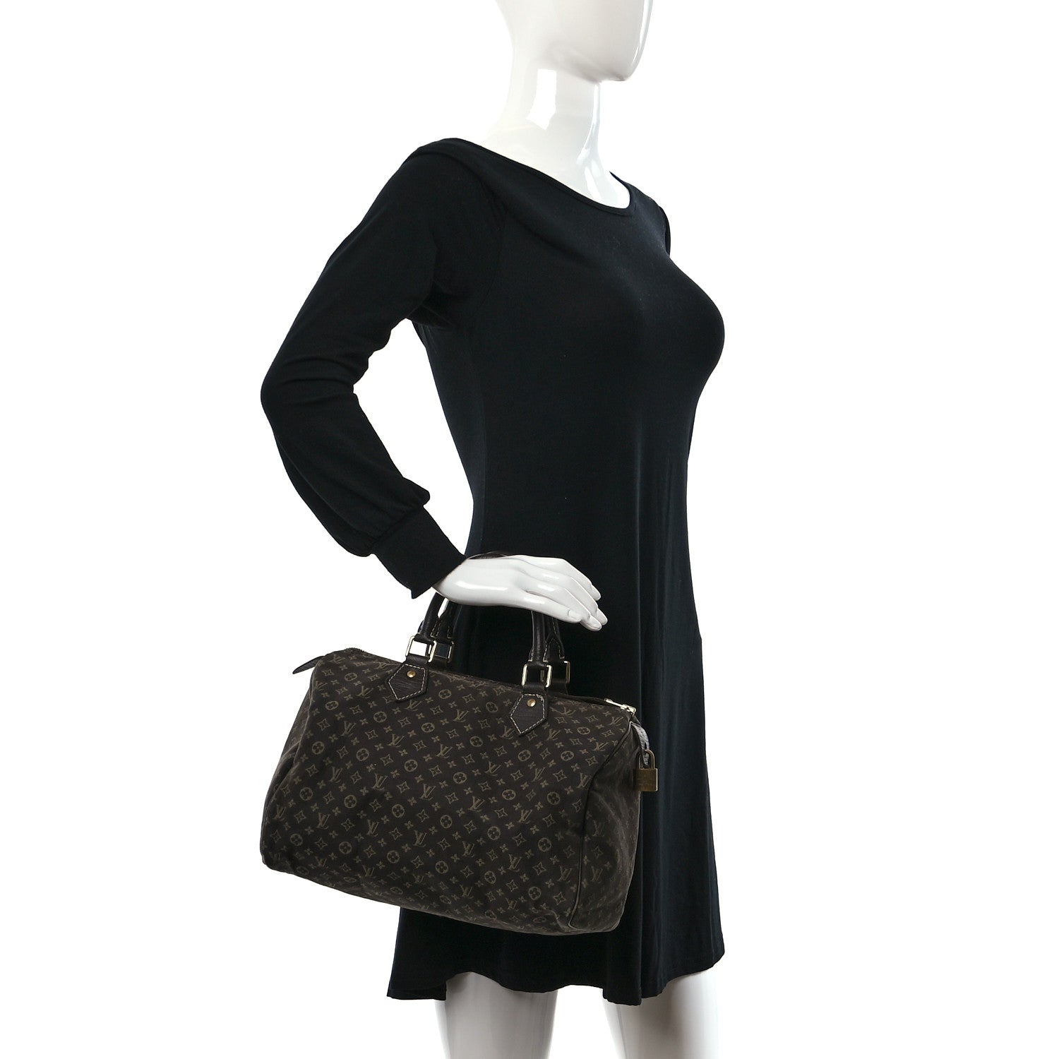 Louis Vuitton Mini Lin Speedy 30 Ebene 2 of 12