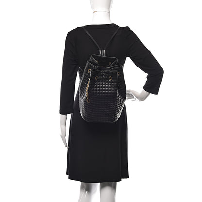Celine Calfskin Quilted Small C Backpack Black 2 of 9