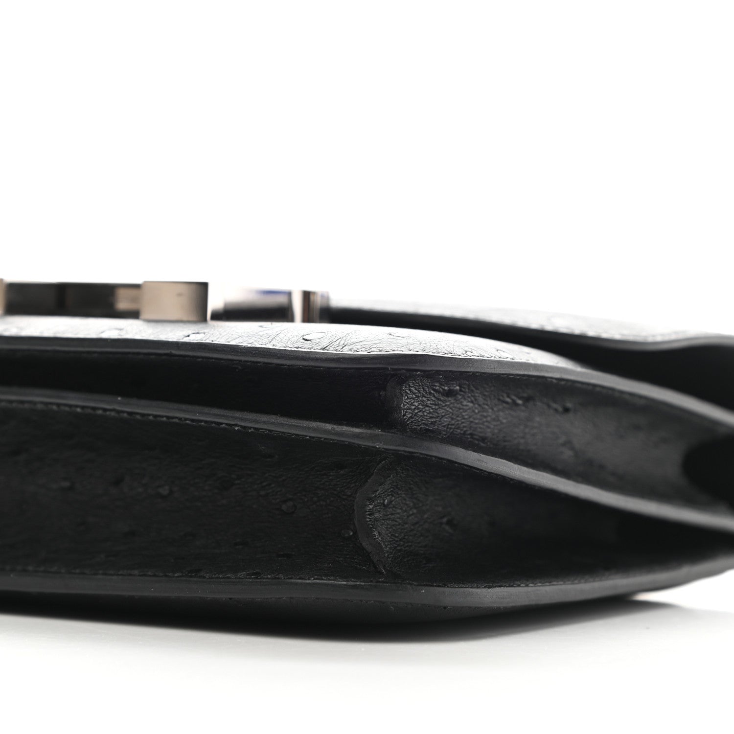 Hermes Ostrich Constance 18 Black 10 of 12