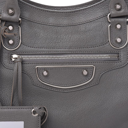 Balenciaga Chevre Silver Metallic Edge Hardware City Gris Acier 11 of 11