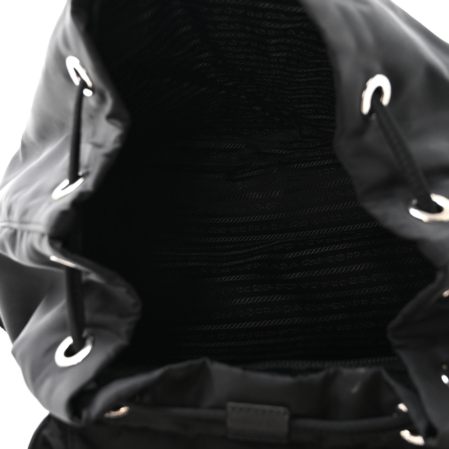 Re-Nylon Saffiano Medium Backpack Black