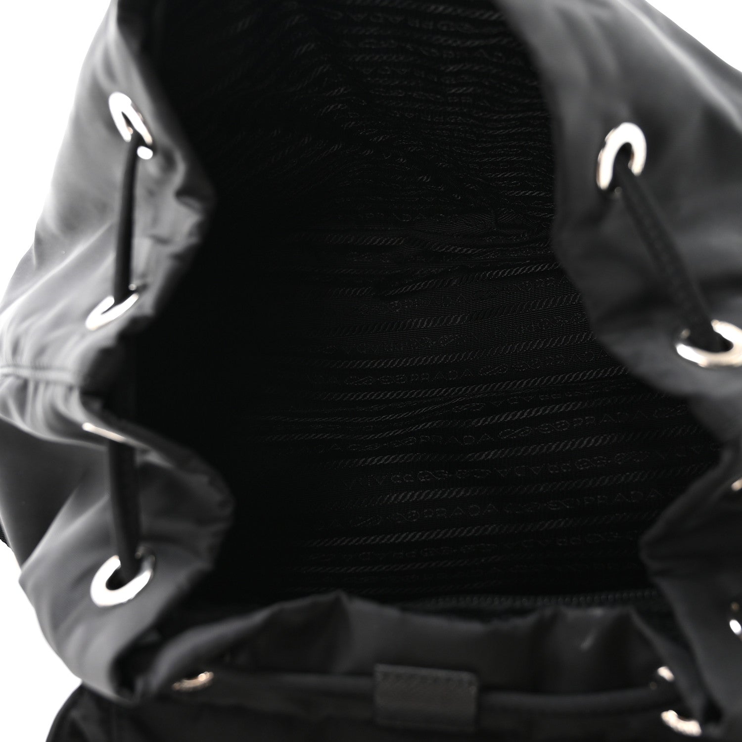 Prada Re-Nylon Saffiano Medium Backpack Black 5 of 12