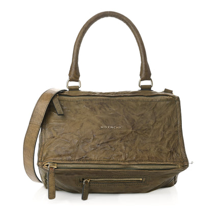 Givenchy Tumbled Sheepskin Medium Pandora Khaki 1 of 13