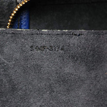 Celine Drummed Calfskin Small Belt Bag Indigo 7 of 7