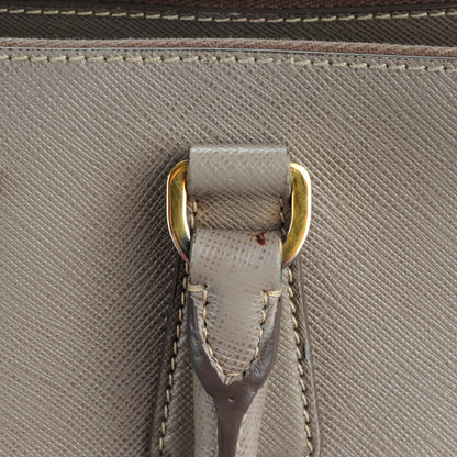 Prada Saffiano Medium Galleria Double Zip Tote Argilla 12 of 12