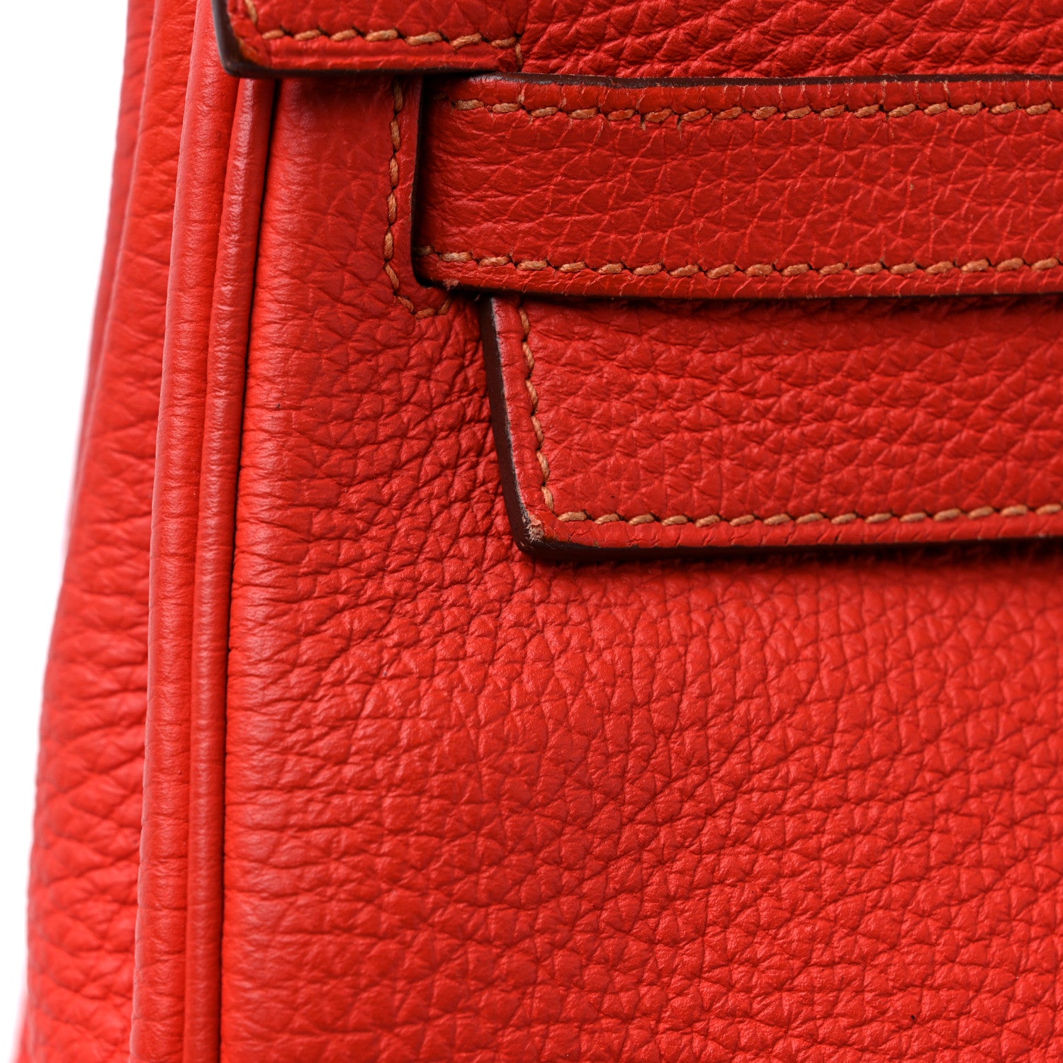 Hermes Taurillon Clemence Kelly Retourne 28 Rouge Pivoine 17 of 17