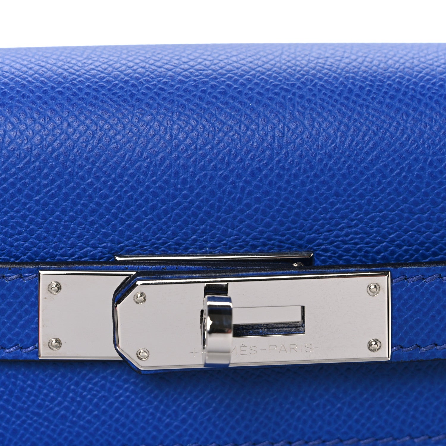 Hermes Epsom Kelly Sellier 28 Bleu Royal 8 of 10