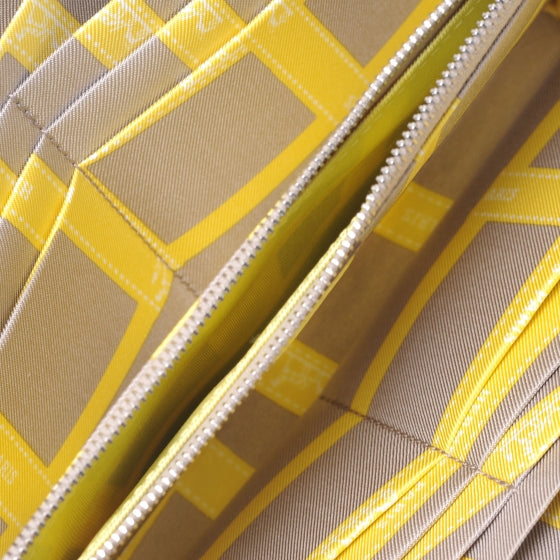 Hermes Epsom Silk'In Wallet Soufre Sulfur 5 of 9