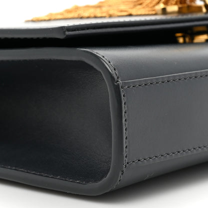 Saint Laurent Calfskin Small Classic Monogram Kate Tassel Satchel Black 8 of 15