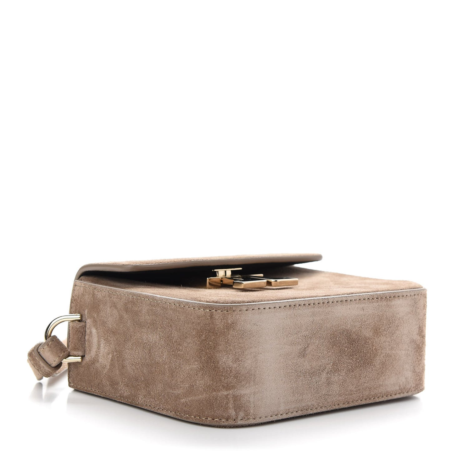 Suede JL Carnet Crossbody Mocha