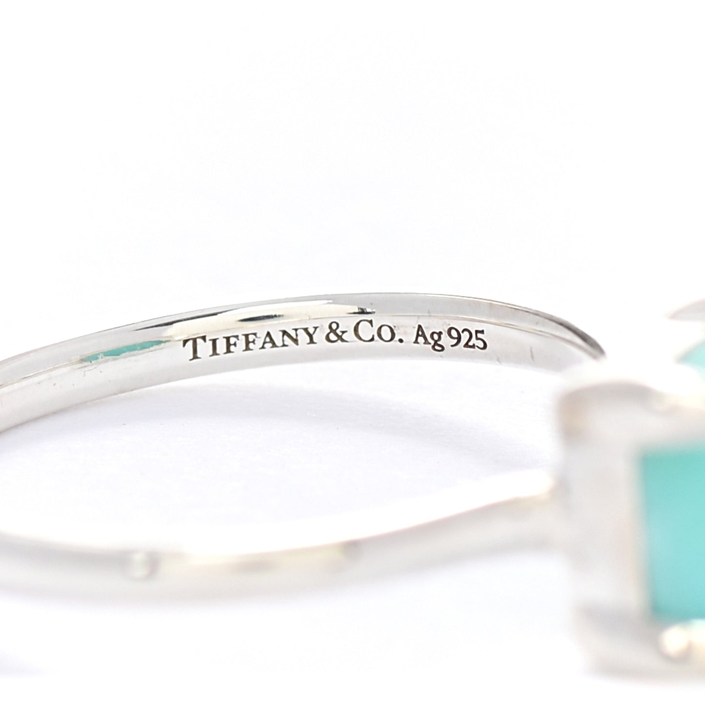Sterling Silver Amazonite Paloma Picasso Sugar Stacks Ring 52 6