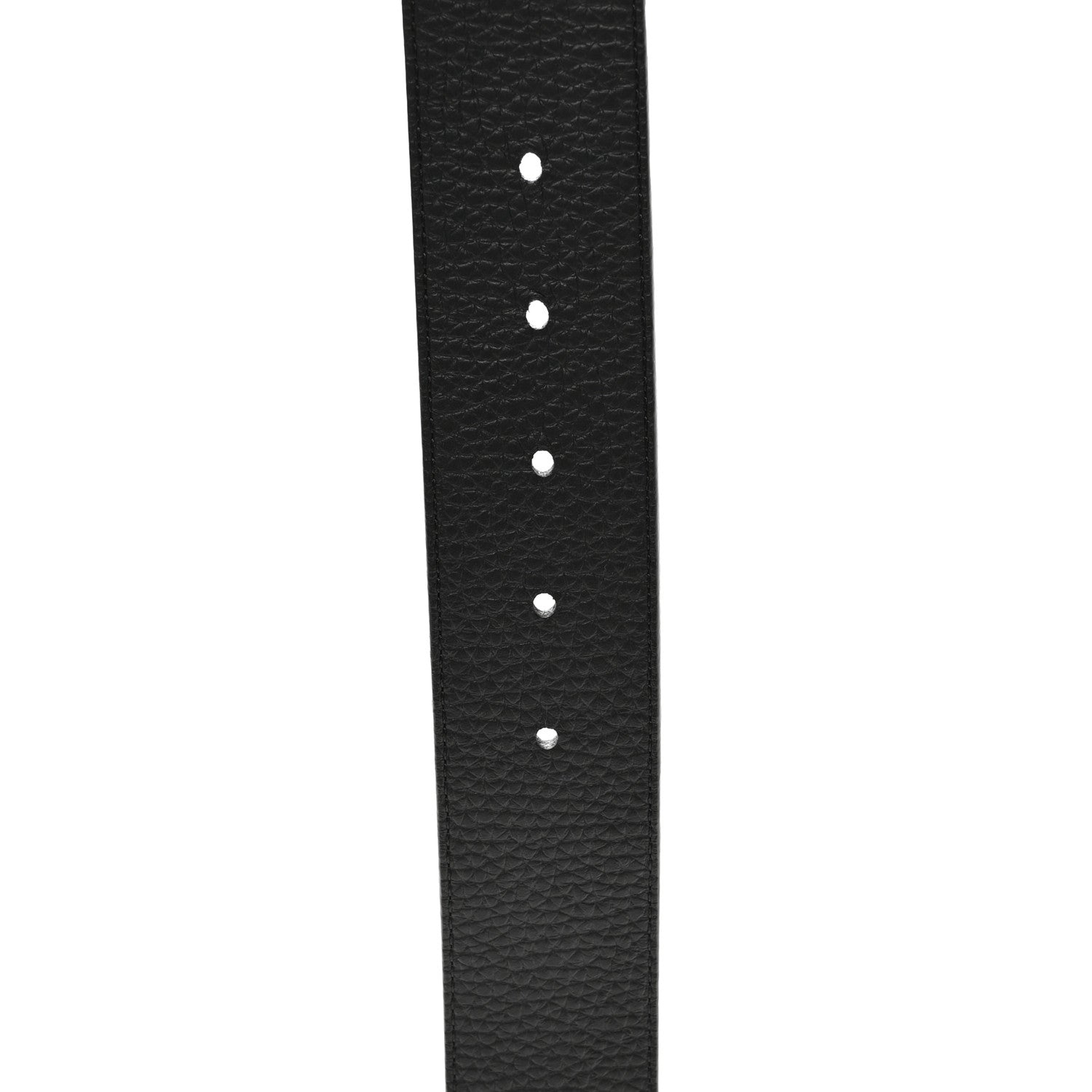 Louis Vuitton Taurillon Calfskin 30mm LV Initiales Reversible Belt 85 34 Black 5 of 8