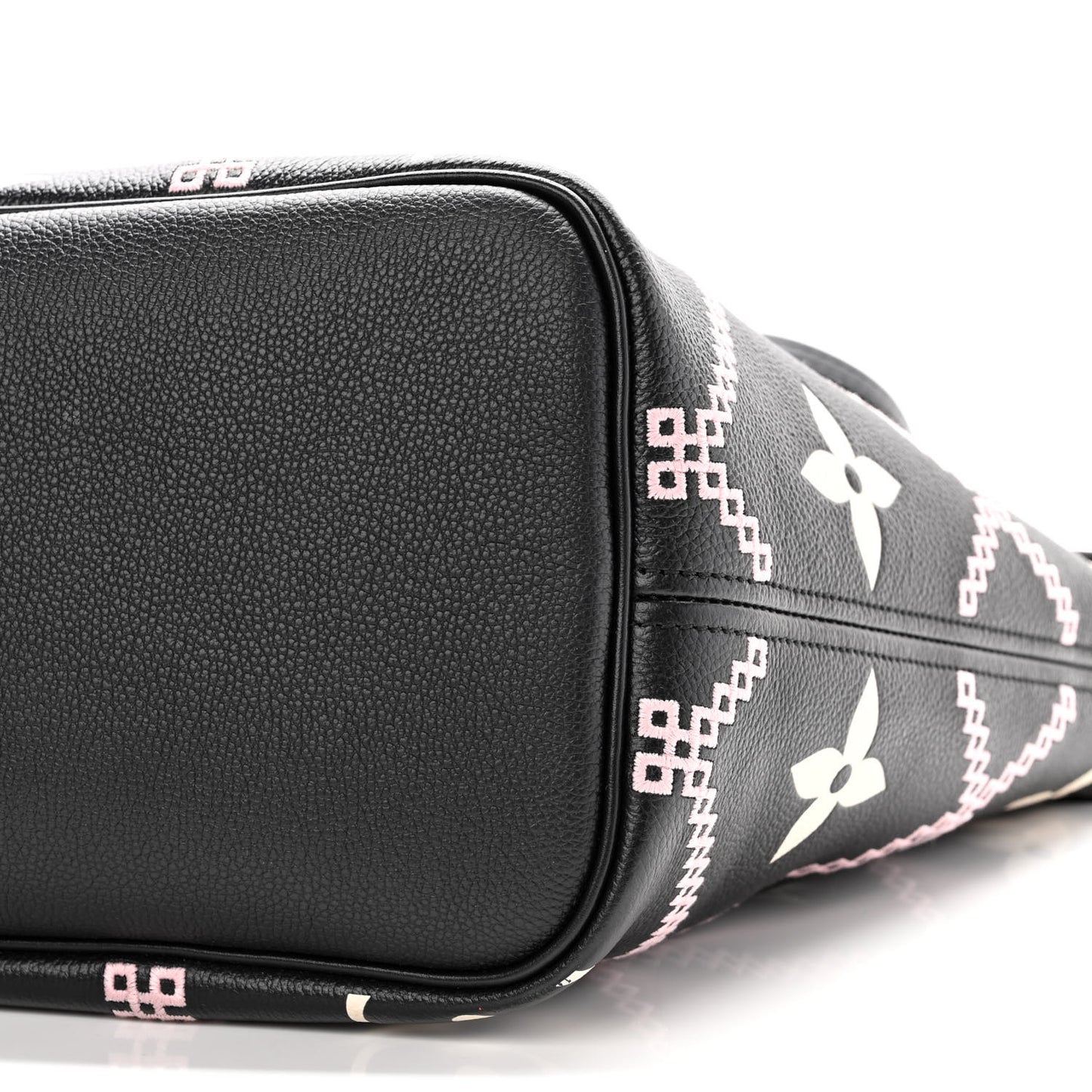 Empreinte Monogram Giant Broderies Neverfull MM Black