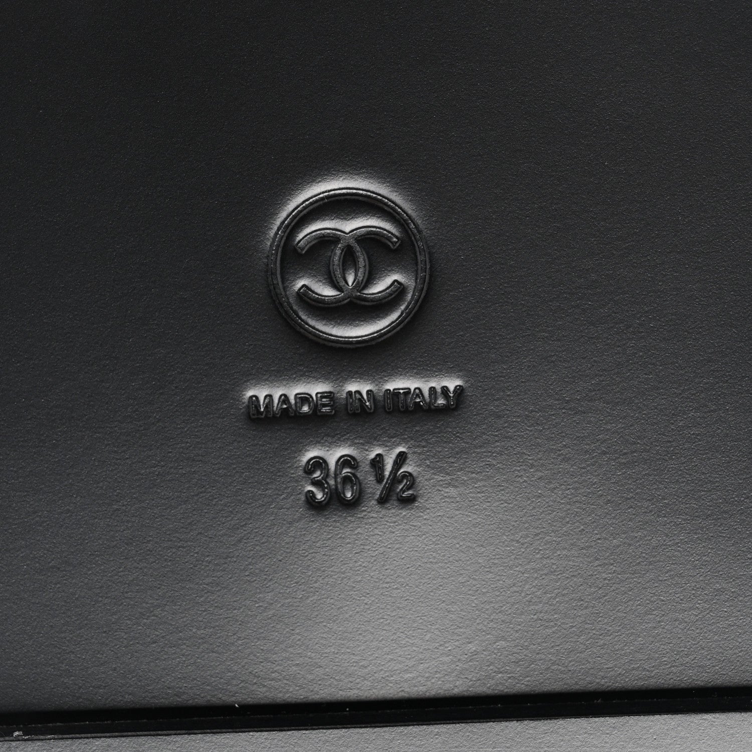 Chanel Grained Calfskin Velcro Dad Sandals 36.5 Black 6 of 9