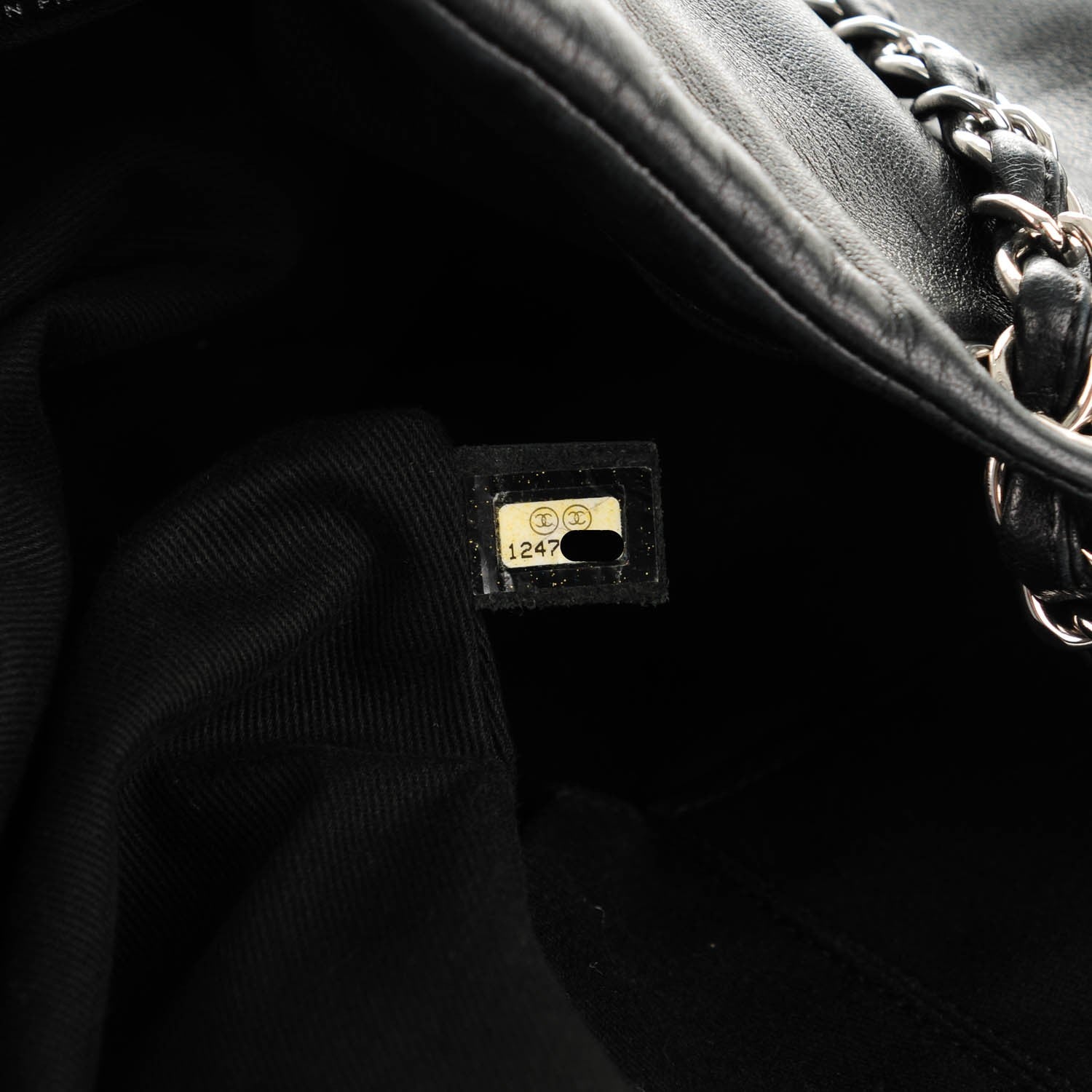 Chanel Lambskin Sensual Hobo Black 7 of 11