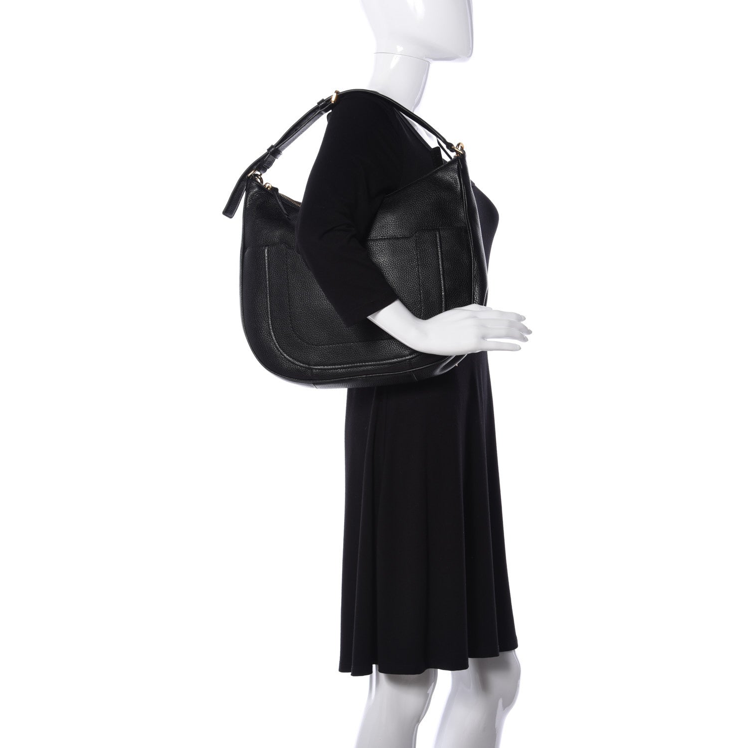 Marc Jacobs Calfskin Empire City Hobo Black 2 of 9