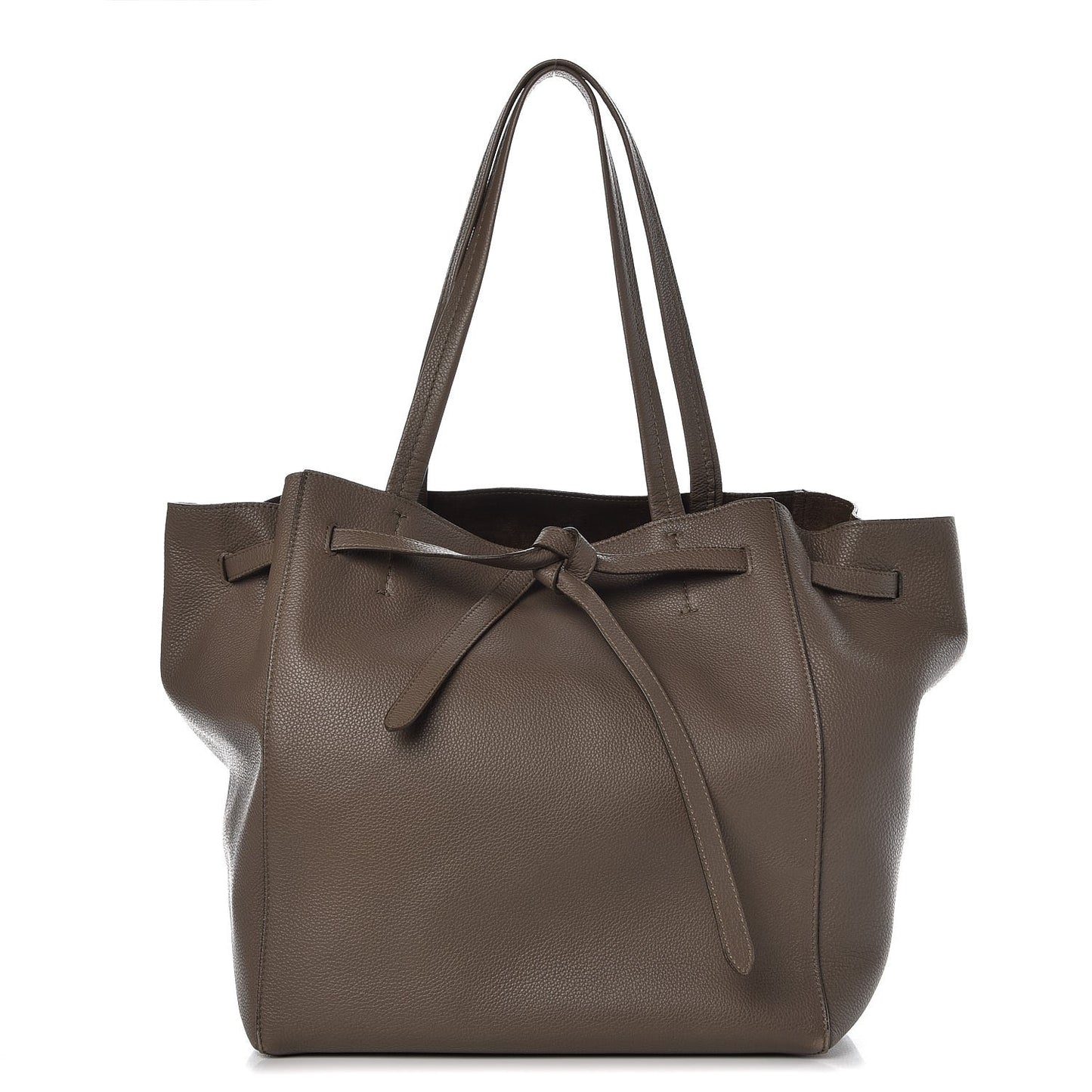 Soft Grained Calfskin Small Belt Cabas Phantom Taupe