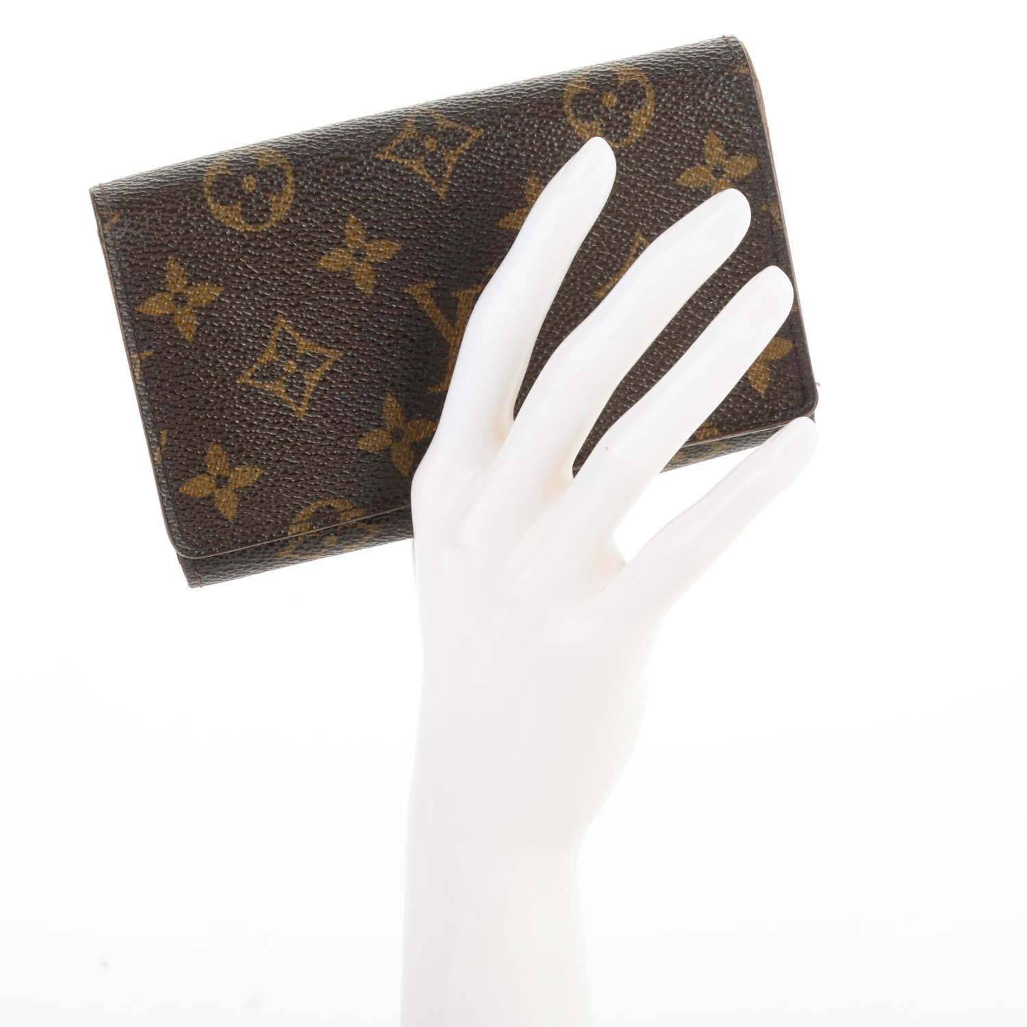 Louis Vuitton Monogram Porte-Monnaie Tresor Wallet 2 of 10
