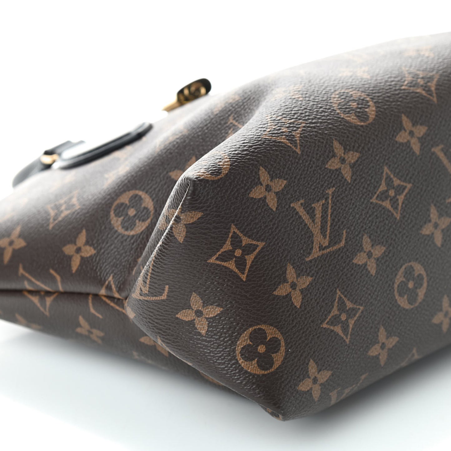 Monogram Flower Zipped Tote PM Black