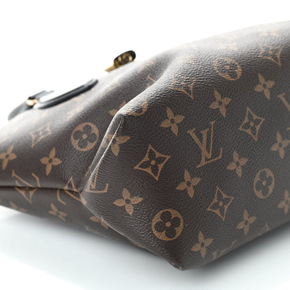 Louis Vuitton Monogram Flower Zipped Tote PM Black 8 of 11