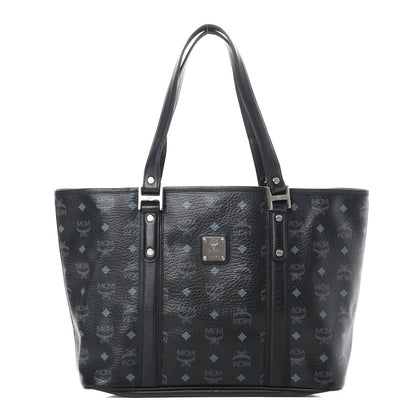 MCM Visetos Shopping Tote Black 1 of 16