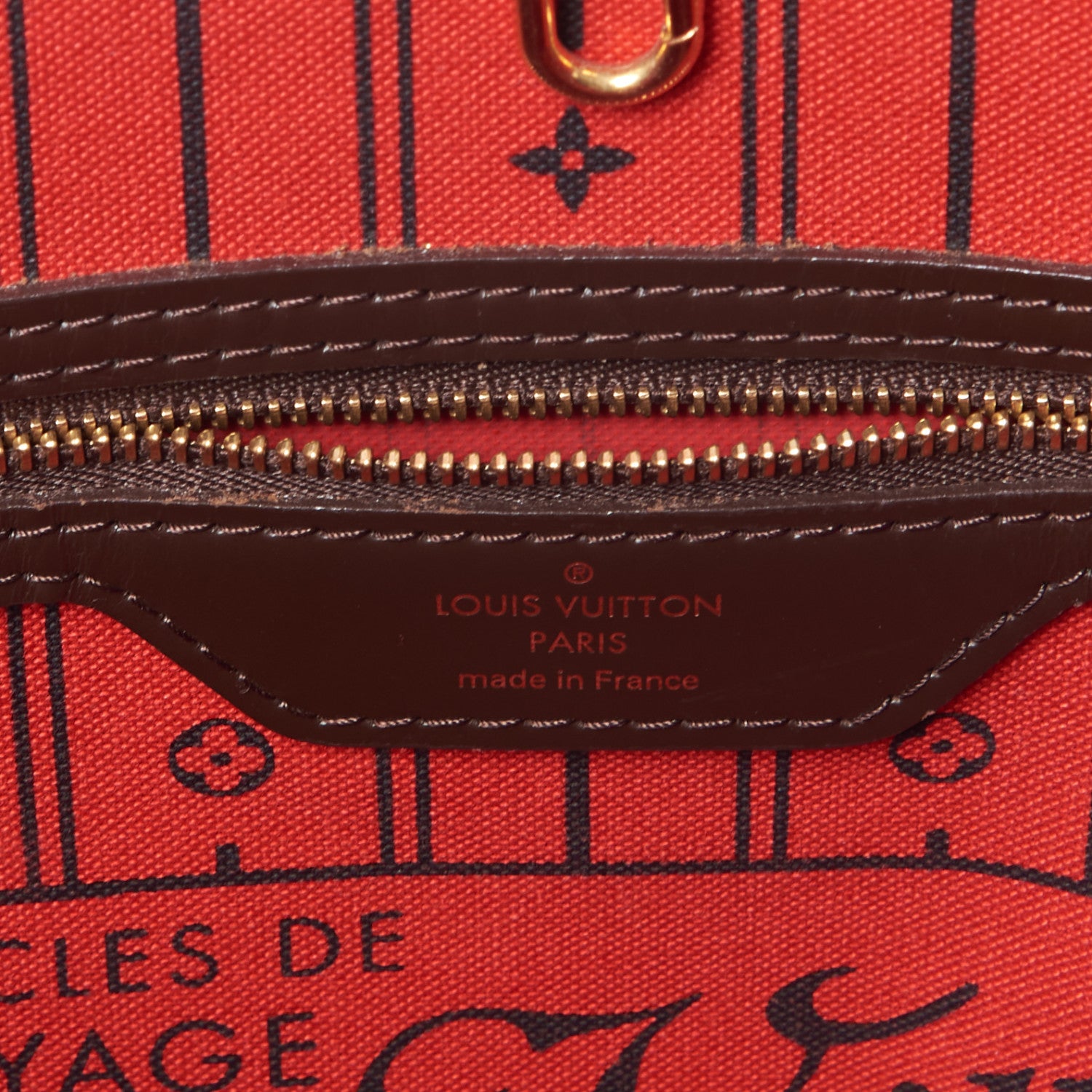 Louis Vuitton Damier Ebene Neverfull MM 7 of 8