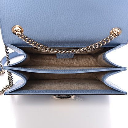 Gucci Dollar Calfskin Small Interlocking G Shoulder Bag Mineral Blue 5 of 11