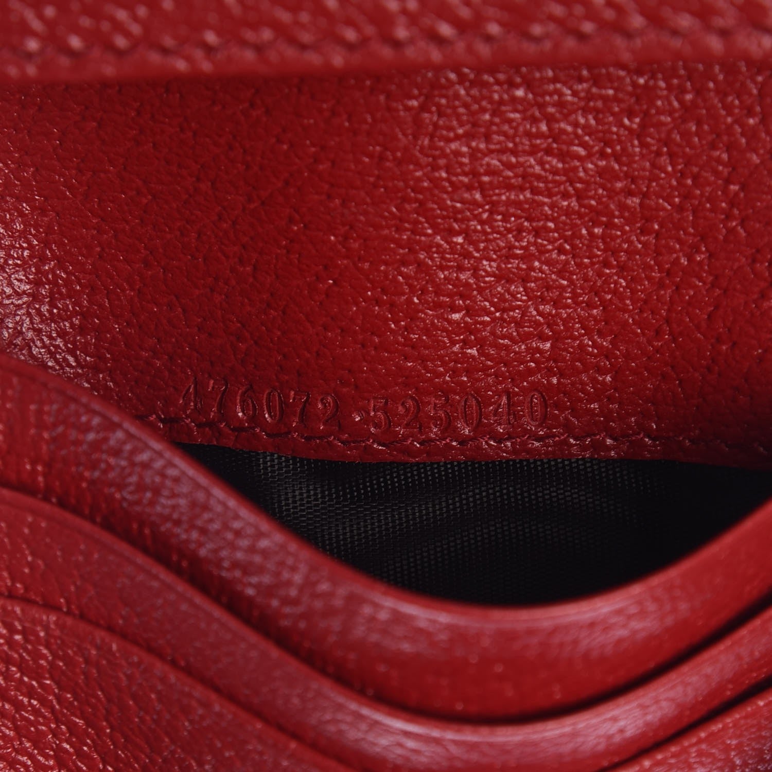 Gucci GG Supreme Monogram Queen Margaret Card Case Red 7 of 8