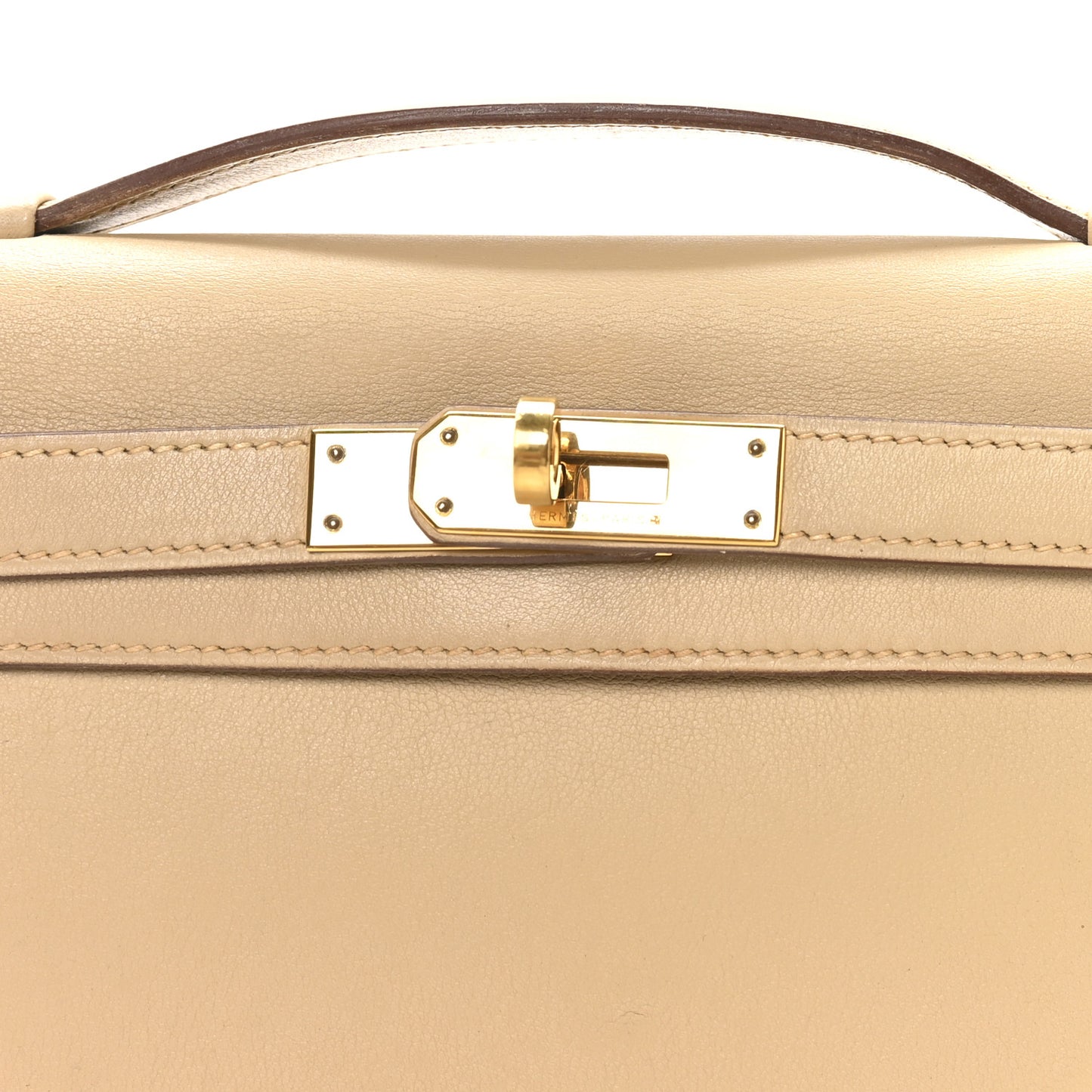 Swift Kelly Longue Clutch Pochette Tabac Camel