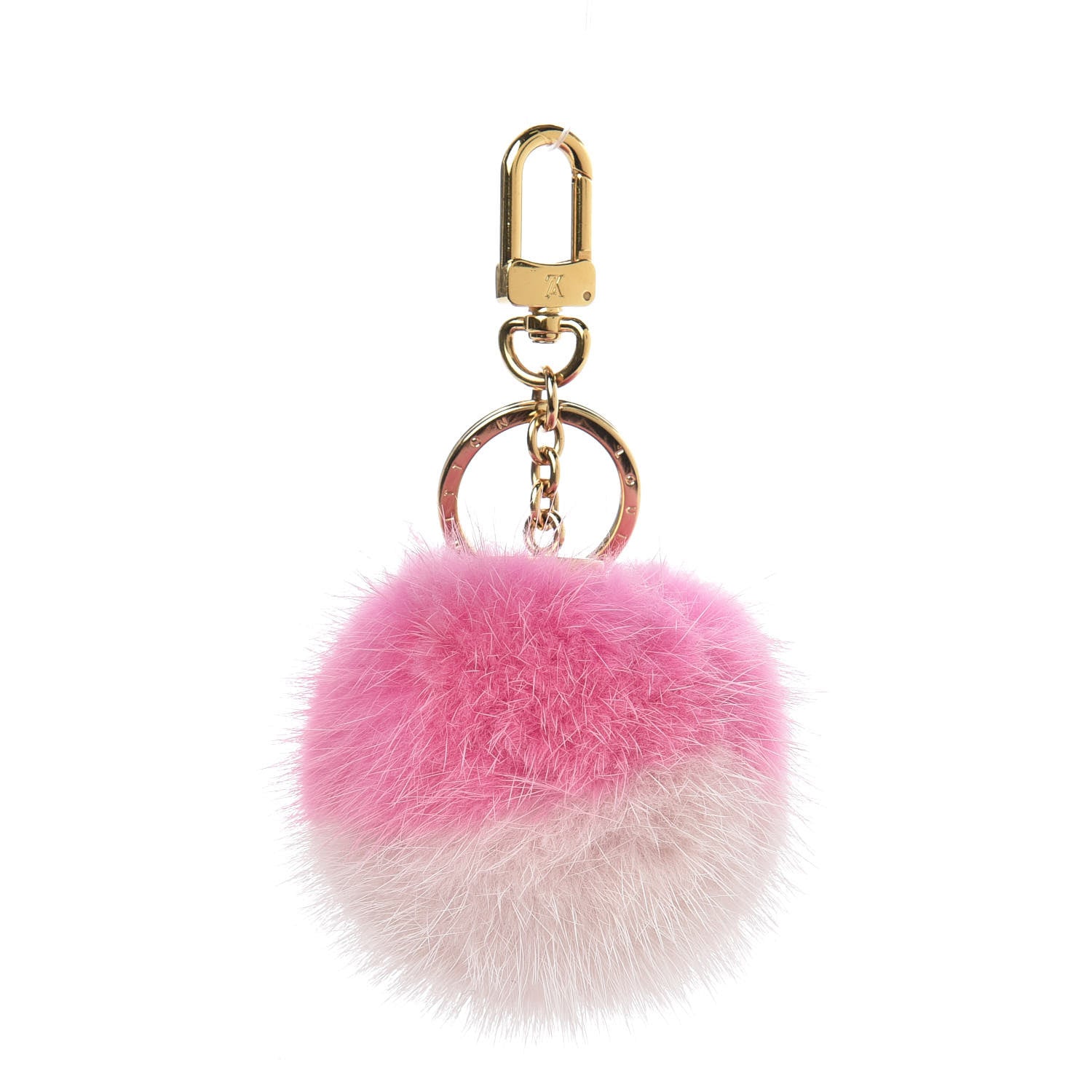 Louis Vuitton Mink Fluo Bubble Bag Charm Key Holder Pink 1 of 3