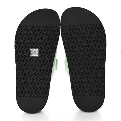 Hermes Epsom Womens Chypre Sandals 36 Vert Jade 5 of 8