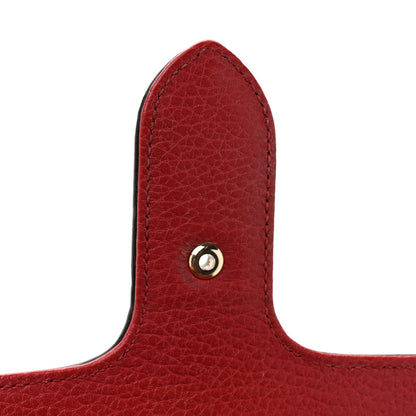 Gucci Dollar Calfskin Small Interlocking G Shoulder Bag Red 12 of 16