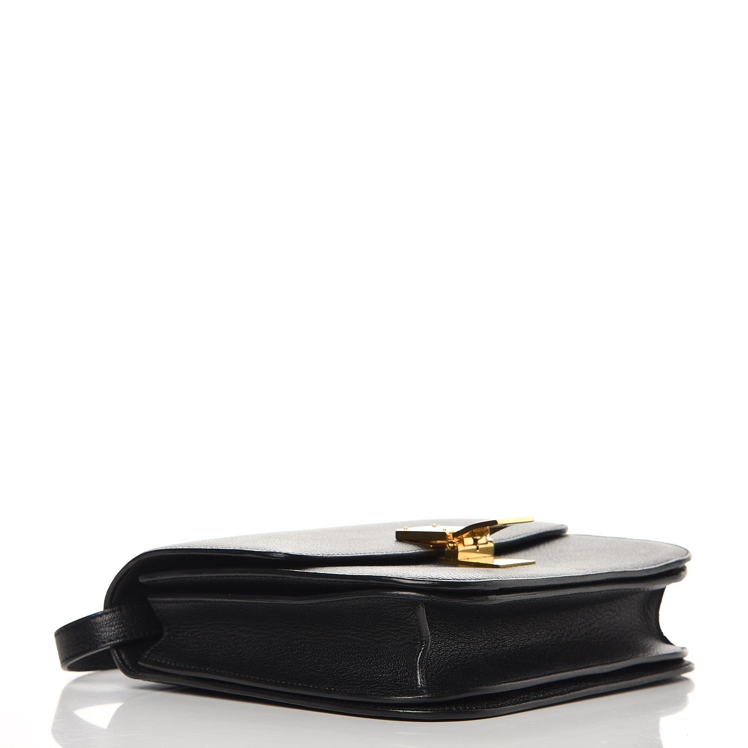 Celine Goatskin Medium Classic Box Flap Bag Black 4 of 6