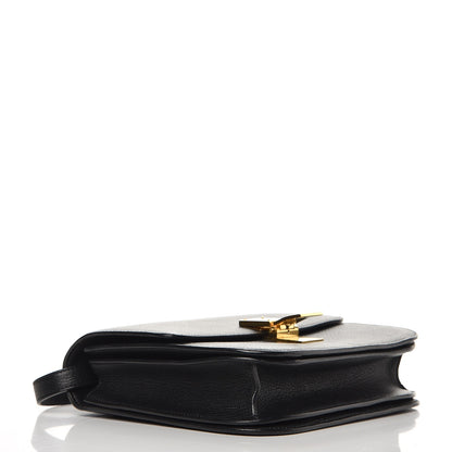 Celine Goatskin Medium Classic Box Flap Bag Black 4 of 6