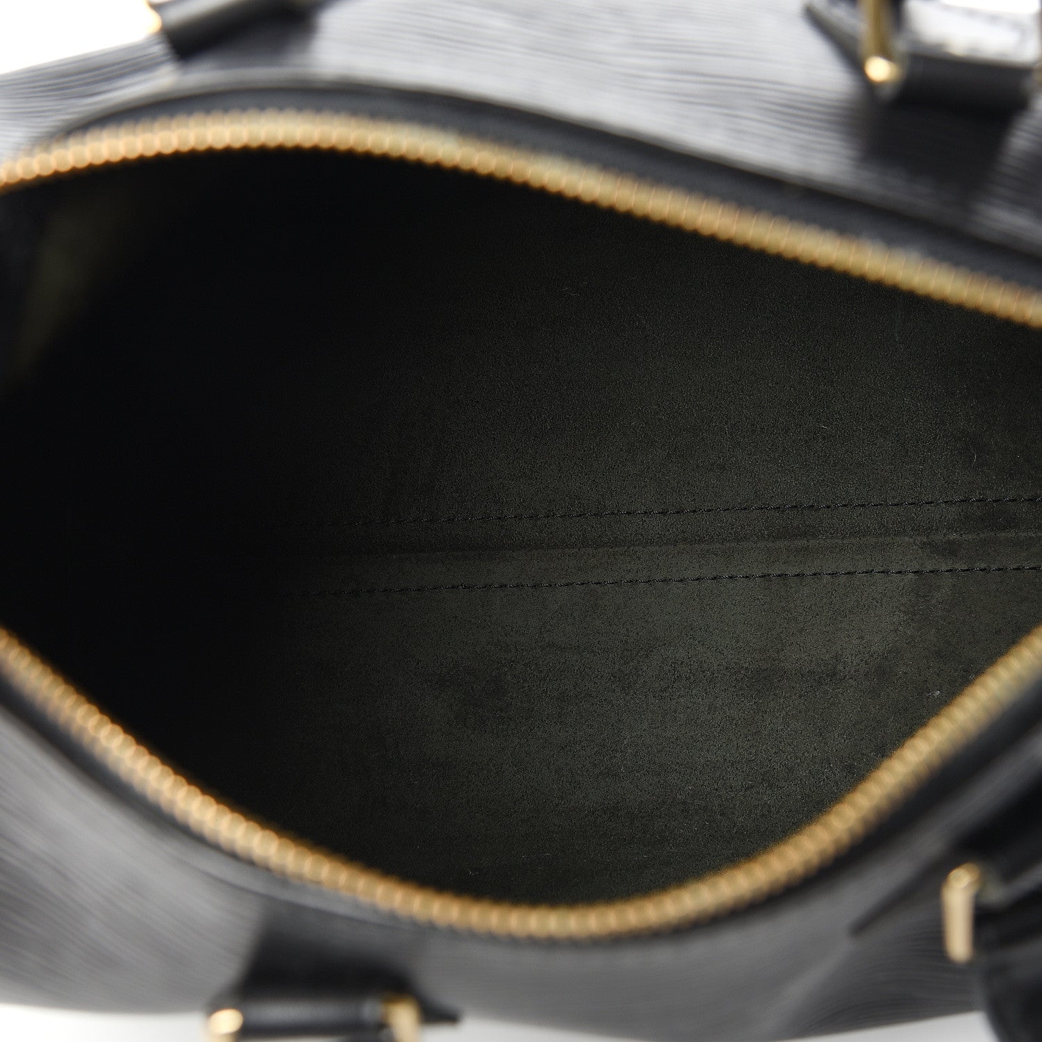 Louis Vuitton Epi Speedy 25 Black 4 of 11