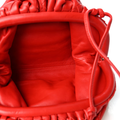 Bottega Veneta Nappa Intrecciato The Mini Pouch Bright Red 5 of 10
