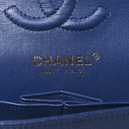 Chanel Caviar Quilted Small Double Flap Blue 6 of 10